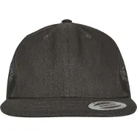 Flexfit Casquette 'Denim Trucker' noir denim / blanc