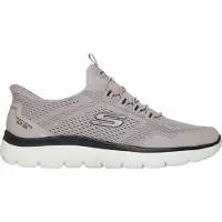 SKECHERS Baskets d'été à enfiler Homme Naturel