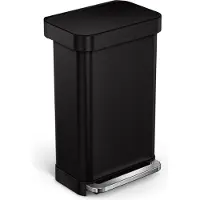 Simplehuman Poubelle Liner Pocket 45 Litres Noir