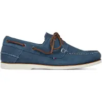 Tommy Hilfiger Chaussures bateau TH Boat Shoe Core Suede - Bleu clair - Pointure 44
