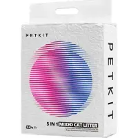 Petkit Litière Pour Chats - Petkit - 5 En 1 - Jetable Dans Les Toilettes - Agglomérante - Blanc