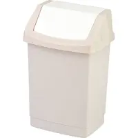 Curver Poubelle basculante 25 L Beige