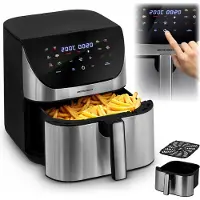 Berdsen BD-659 silver fryer avec plus de 8 fonctions pour une friture saine