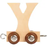Small Foot Train de lettres en bois Y - Jouet Lettres - 12 pièces