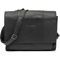 New Looxs Sacoche vélo Fellini 18 litres 40 x 15 x 32 cm - en cuir de luxe - noir