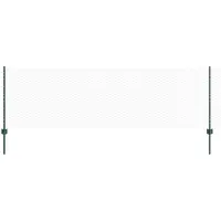 vidaXL Clôture hexagonale avec poteaux, 25 x 0,8 m, en acier revêtu de PVC