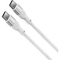 Ksix Câble USB blanc 1 m