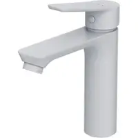 AM.PM Robinet salle de bain Blanc Robinet de lavabo Salle de bain Mélangeur de lavabo Mitigeur monocommande Salle de bain