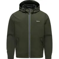 Ragwear Veste outdoor 'Shellwie Bonded' vert foncé