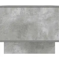 vidaXL Table basse gris béton 90 x 50 x 40 cm en aggloméré