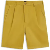 BOSS Short Relaxed en twill de coton