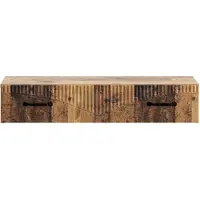 vidaXL Table d'appoint murale, 87,5 x 34,5 x 17 cm, en panneaux de particules