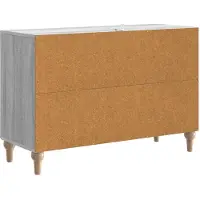 vidaXL Meuble TV , gris Sonoma, 89 x 34,5 x 60 cm, aggloméré