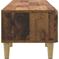 vidaXL Meuble TV en bois recyclé 147 x 34,5 x 30 cm, aggloméré