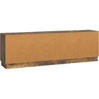 vidaXL Meuble TV en chêne fumé 150 x 31 x 47 cm, aggloméré