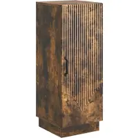 vidaXL Buffet en chêne fumé 33 x 34,5 x 87 cm, aggloméré