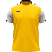 Jako T-Shirt Dynamic pour enfants - 6170, Couleur:jaune/blanc/noir, Taille:140