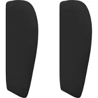vidaXL Tête de lit à oreilles, noir, 40 x 23 x 6 cm, tissu