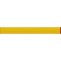 IWH 97608 Panneau de signalisation arrière pour remorque, 1.130 x 195 mm, jaune/rouge