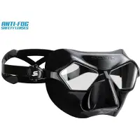 Salvimar Masque de plongée en apnée Incredibile Noir Noir Taille unique