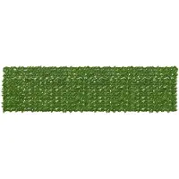 vidaXL Brise-vue pour balcon avec motifs de feuilles vertes et jaunes 400 x 100 cm