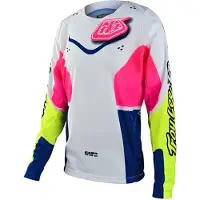Troy Lee Designs T-shirt à manches longues Gp Pro Radian, blanc, 6-7 ans, garçon, blanc, 6-7 ans