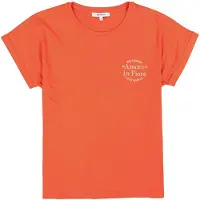 Garcia femme T-shirt, L, Rouge
