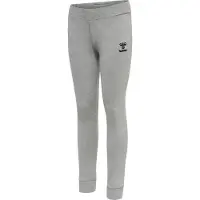 Hummel Pantalon de sport gris chiné / noir