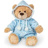 Teddy HERMANN® Ours en pyjama, bleu, 30 cm