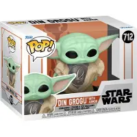 Funko POP! Pop! Star Wars: Mandalorian Din Grogu z Zbroj - Winylowa Figurki Kolekcjonerska