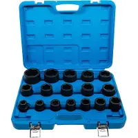 Bgs 5242 Douilles de force, 19-55 mm, 20 (3/4) 17 pcs.