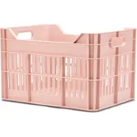 URBAN PROOF Click caisse à vélo 30 litres en plastique recyclé rose pastel