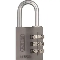 ABUS Numéro de déduction Cadenas 145 30 Titane