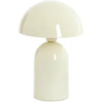 Light & Living Lampe de table champignon Tolima crème brillante - Ø 23cm