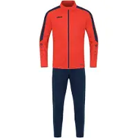 Jako Survêtement unisexe Polyester Power, Couleur:flamme/marine, Taille:XXL