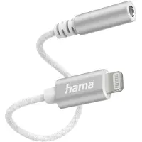 Hama Adaptateur audio Lightning vers 3,5 mm blanc
