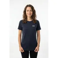 Jack Wolfskin Essential Short Sleeve T-shirt Bleu XL Femme