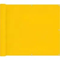 vidaXL Écran De Balcon Jaune 100 X 300 Cm Tissu Oxford
