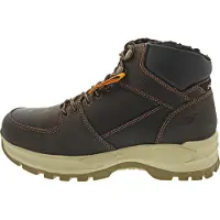 Dockers by Gerli Herren Leder Stiefel gefüttert Dunkelbraun