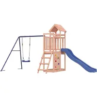 vidaXL Tour de jeux en bois massif de douglas