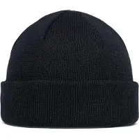 Buff Knitted Beanie Noir