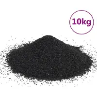 vidaXL Sable pour aquarium 10 kg Noir 0,2-2 mm