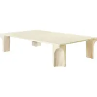 Gubi Doric Table Basse Rectangular 140x80 cm