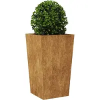 vidaXL Jardinière 45x45x75 cm acier résistant aux intempéries
