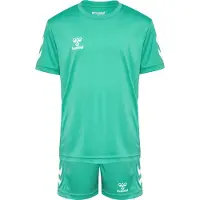Hummel Survêtement citron vert / blanc