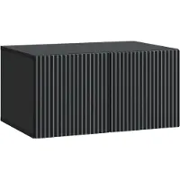 vidaXL Meuble TV mural , noir, 59,5 x 41 x 30 cm