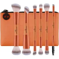 Luvia Cosmetics Duo Voyage kit de pinceaux avec étui Sunset Crush 7 pcs