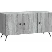 vidaXL Meuble TV , gris Sonoma, 99 x 34,5 x 50 cm, aggloméré