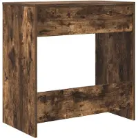 vidaXL Bureau , bois fumé, panneaux de particules, 77,5 x 43 x 79 cm
