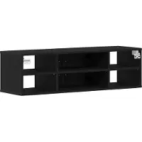 vidaXL Étagère Murale Chêne noir 140 x 41 x 75 cm Bois d'ingénierie